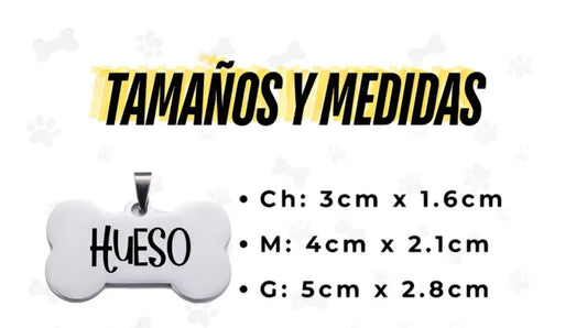 Placa Hueso Personalizada con Fotograbado